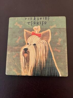 VTG Yorkshire Terrier Art Tile